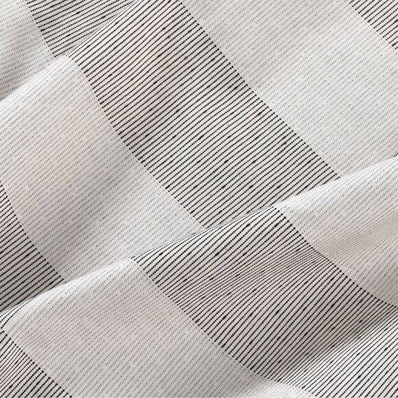 Nate Berkus Signature Broken Dobby Stripe Full/Queen Duvet Cover Set Pearl - NWT - Picture 3 of 6